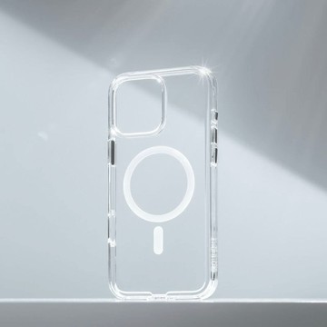 iPhone 16 Bright M 永不發黃軍規磁吸透明殼/加大相機鍵開孔款(十年保固) 耀眼黑/6.1