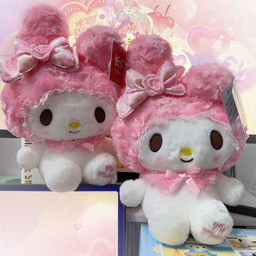 🔥臺灣出貨🔥【三麗鷗】正版授權玫瑰美樂蒂凱蒂貓公仔毛絨玩偶娃娃生日情人節禮物 三麗鷗公仔 三麗鷗娃娃 生日禮物
