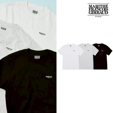 【MARITHE FRANCOIS GIRBAUD】官方旗艦 中性三件組常規小LOGO TEE 混合色 官方直營