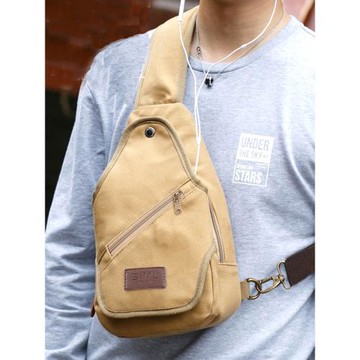 男士包包男款胸包男戶外運動便攜帆布男式包休閑斜挎包青年小背包