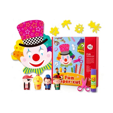 【JoanMiro 原創美玩】兒童百變趣味遊戲盒(附口紅膠、安全剪刀)