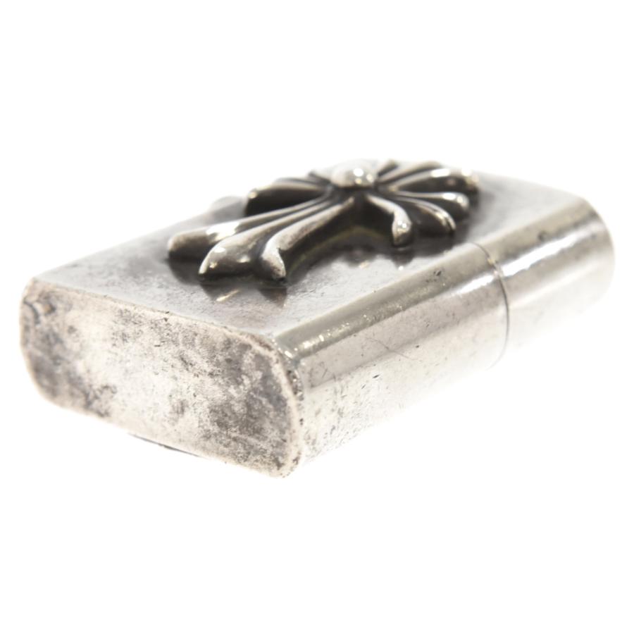 CHROME HEARTS クロムハーツ ZIPPO LIGHTERZ-V1 V1スモールCHクロス ジッポ ライター 小物 シルバー