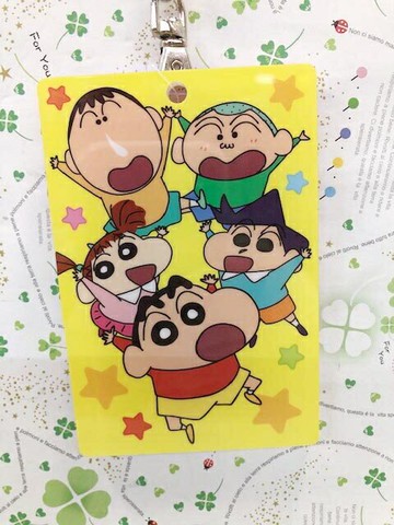 【震撼精品百貨】蠟筆小新 Crayon Shin-chan 小新證件套-雙面圖案-朋友#57457 震撼日式精品百貨
