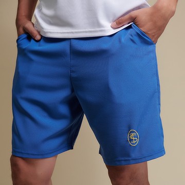 絲滑透氣機能排汗褲 楓葉晴藍 男運動褲 運動短褲