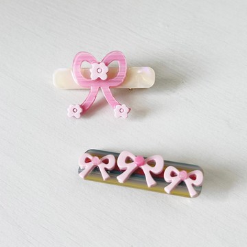 蝴蝶結髮夾 鴨嘴夾