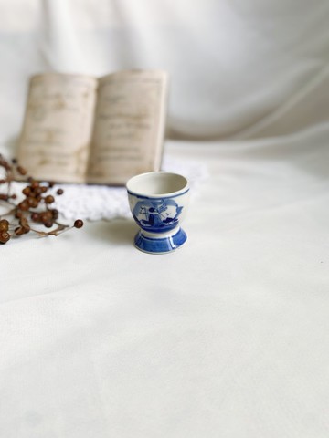 【好日戀物】荷蘭vintage經典風車圖騰鄉村風蛋杯