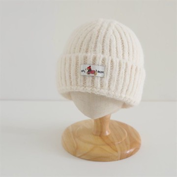 艾米戀 秋冬季兒童帽子 韓系百搭洋氣 可愛針織 毛線套頭帽 男女童 防風保暖帽