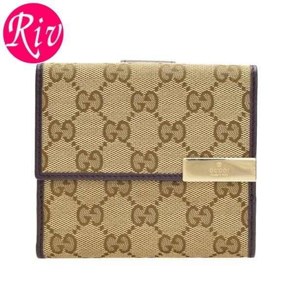 GUCCI 財布　二つ折り GUCCI グッチ 財布 二つ折り ダイアナ ジャンボGG コンパクト