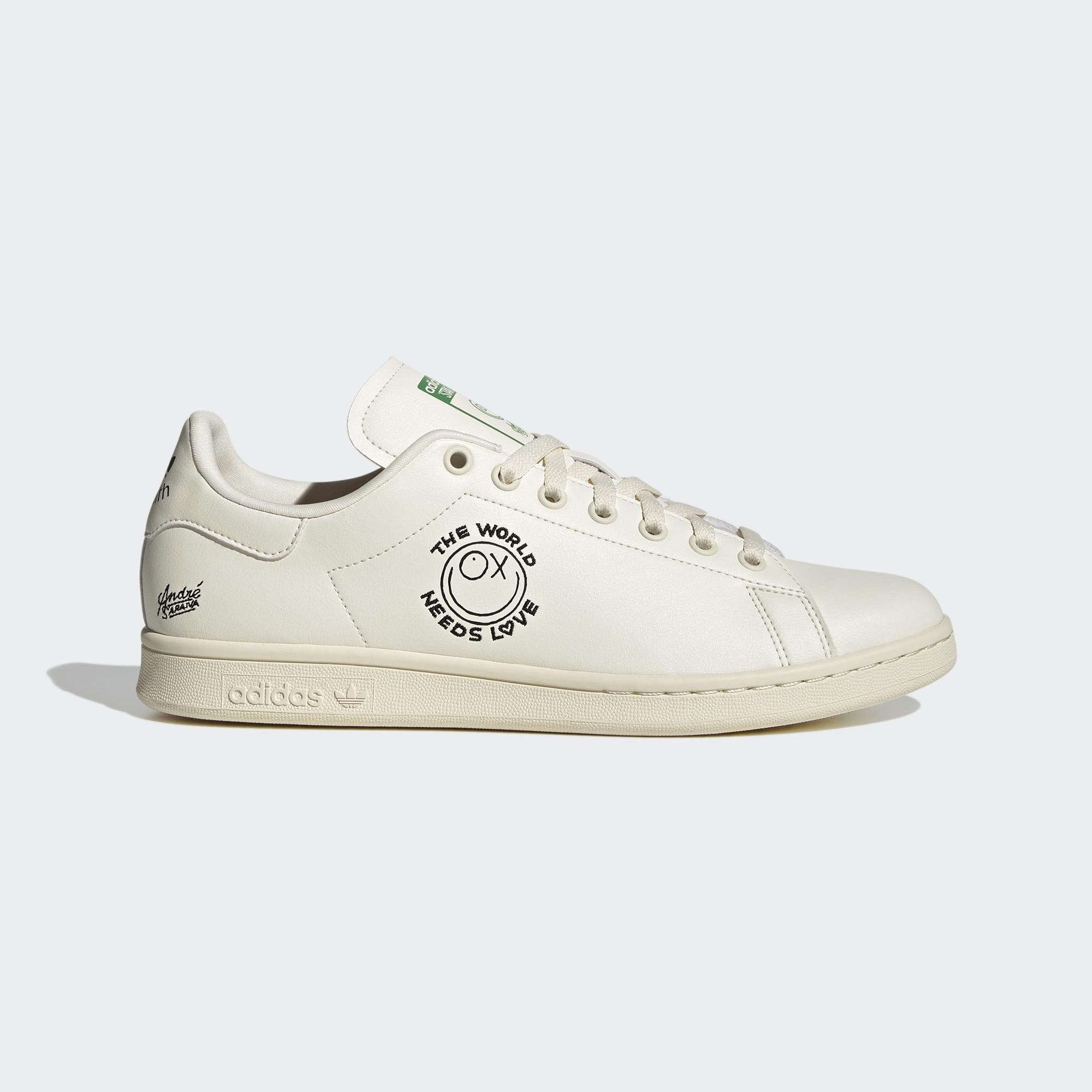 ADIDAS ANDRE SARAIVA X STAN SMITH 男 休閒鞋 奶油白