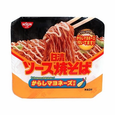 ★まとめ買い★　日清ソース焼そばカップカラシマヨネーズ付Ｎ　１０８Ｇ　×12個【イージャパンモール】