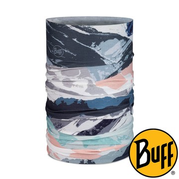 【西班牙 BUFF】經典頭巾Plus『多彩山脈』BF134498 戶外 露營 登山 健行 休閒 時尚 圍脖 頭巾 防塵面罩 面罩