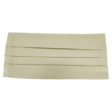 J&N 透氣舒適素色亮麗口罩套 19*9公分  卡其色  4個裝  1組