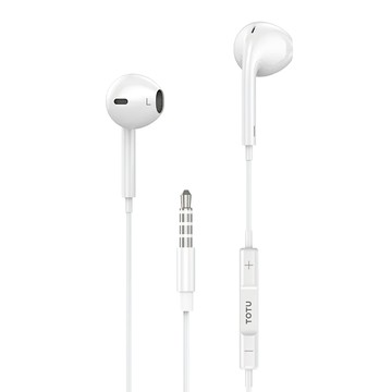 TOTU 拓途 EP-1系列 DC3.5MM 線控耳機  白色