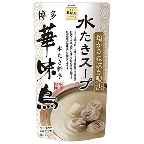 トリゼンフーズ 博多華味鳥 水たきスープ 600g×12袋入