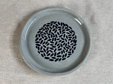 花紋圓形淺盤-3