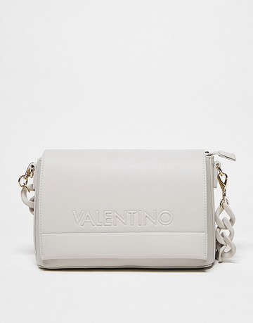 Valentino Bags crossbody bag with detachable webbing strap in ecru-White