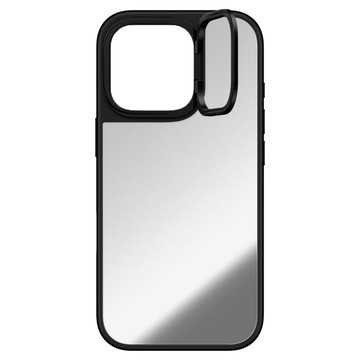 CASETiFY MagSafe兼容鏡面 + 鏡框支架手機殼  黑色 + 銀色  iphone16 pro max