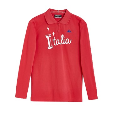 APPA 義大利女長袖POLO衫 紅 FA66-F243-1