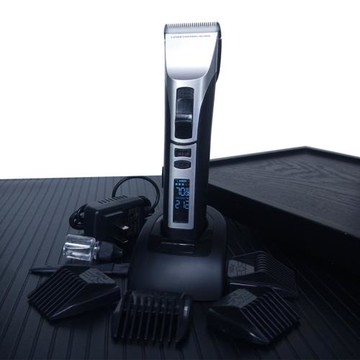 博爾勝液晶智能理發器電推剪充電式5檔調速電推子成人兒童剃頭刀