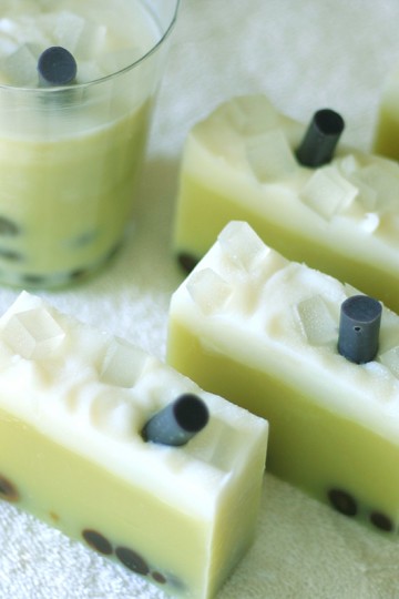 ||製皂工人手工皂|| 珍珠綠茶薄荷皂