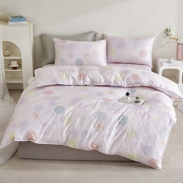 【暐可家居】100% TENCEL™ 60支萊賽爾天絲薄被套【夢光柔境 雙人180x210cm】台灣製造 贈天絲午安枕