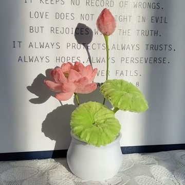 限時特賣中🎈扭扭棒盆栽小花束桌麵擺件送女友閨蜜花束小擺件驚喜浪漫小禮物 diy毛綫材料包 手工編織 手作手編毛綫材料包工