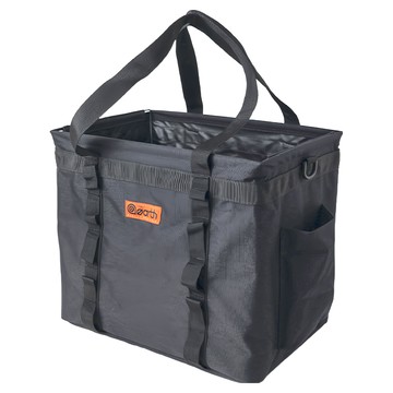 the earth CORDURA 折疊收納袋 寬36x長26x高31 cm 28L  黑色  1個