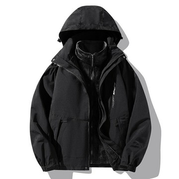 現貨+預購 衝鋒衣防風夾克-三合一透氣保暖情侶男女外套6色74jd25【獨家進口】【米蘭精品】