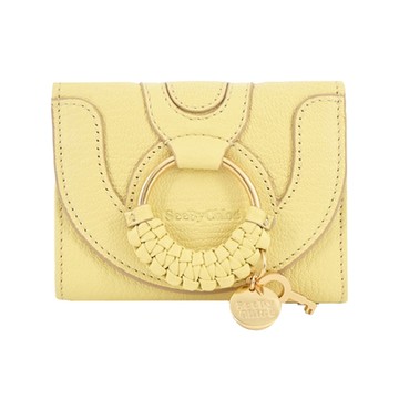 SEE BY CHLOE HANA系列山羊皮三折短夾(黃色 )