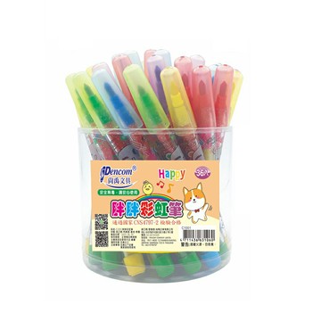 尚禹 胖胖彩虹筆-7色 36支/筒 C-1001