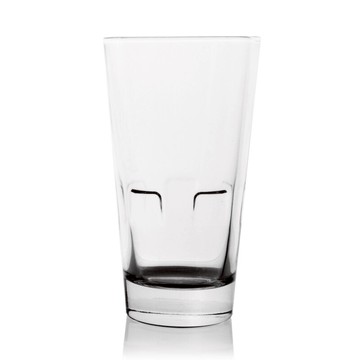 355ml階梯式內卡口玻璃加冰烈酒杯水杯飲料杯啤酒杯滿6只杯子