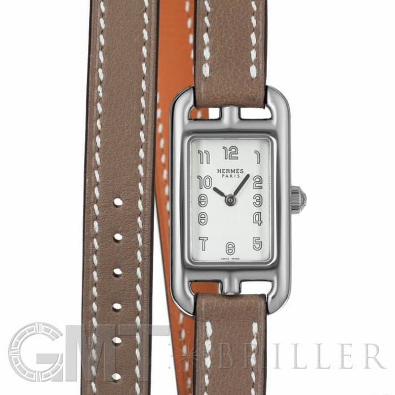 エルメス ナンタケット ドゥブルトゥール NA2.110.220/SW182 044982WW00 エトゥープ HERMES 新品レディース 腕時計  送料無料 | LINEブランドカタログ