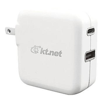 KTnet 廣鐸 UP6 PD 旅行兩用充電器 Type-C + QC3.0 36W 快速充電  1個