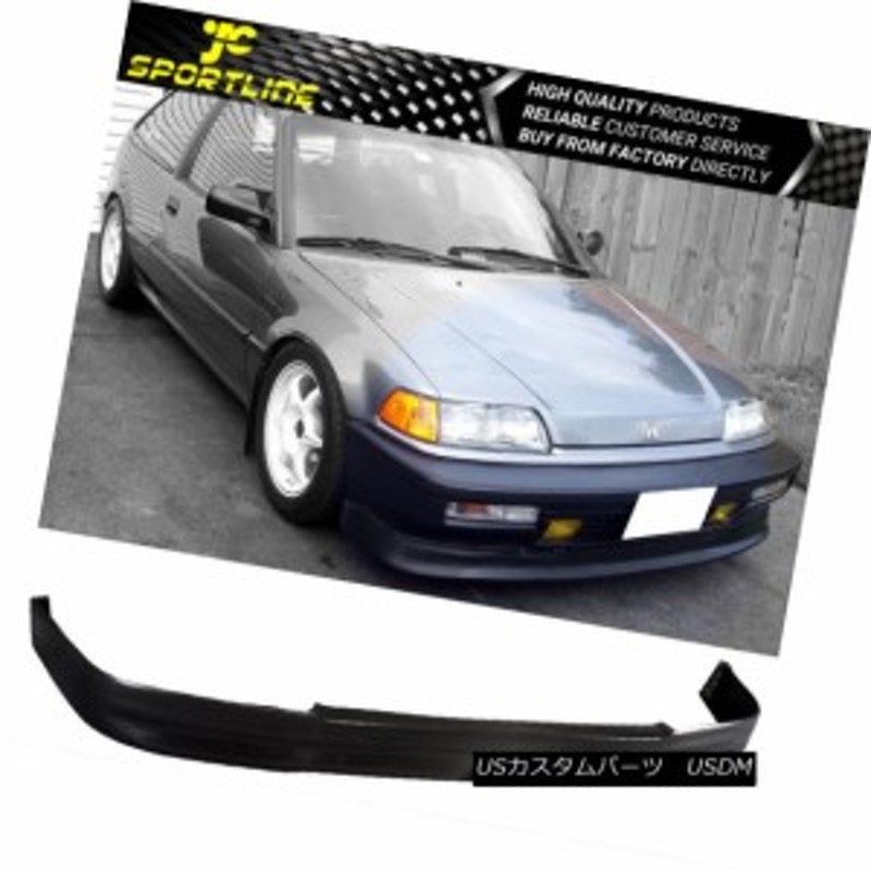 ホンダシビックフィット90-91 CSスタイルポリウレタンフロントバンパーリップスポイラーボディキット | LINEショッピング