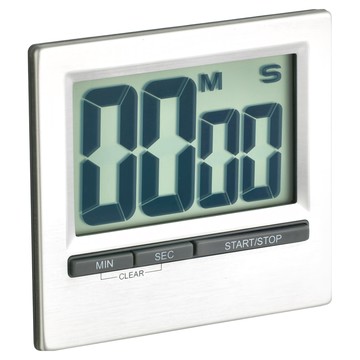 KitchenCraft 磁吸立放廚用計時器  1個  銀色