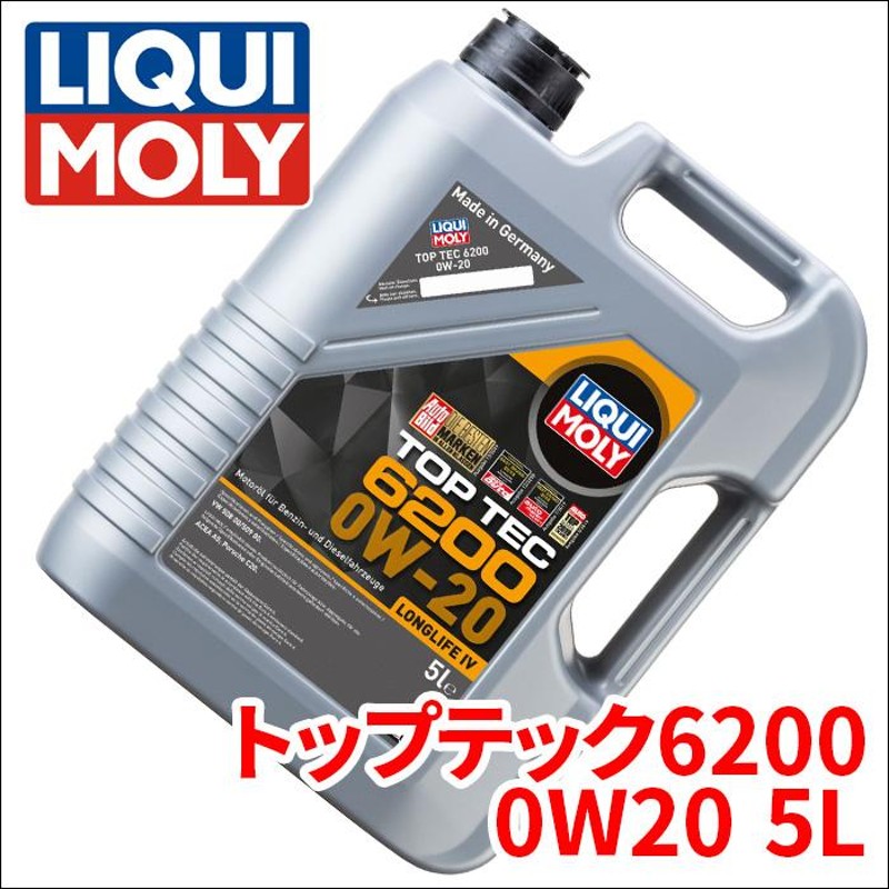 ポロ AWCHZ VW エンジンオイル リキモリ トップテック6200 0W-20 5L 20789 5L | LINEショッピング