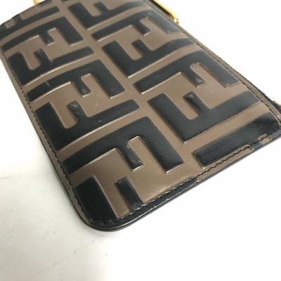 FENDI フェンディ 8AP151 ズッカ 小銭入れ 財布 キーホルダー