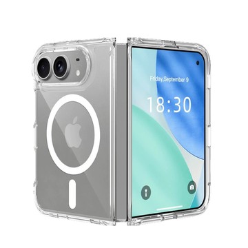 LANS 【MagSafe磁吸】 防摔透明保護殼 空壓殼 硬殼 磁吸殼 適用 iPhone Duo 摺疊機