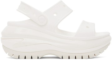 Crocs 白色 Mega Crush 凉鞋