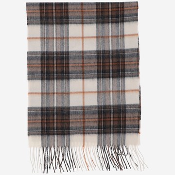 Alex Begg Cashmere Scarf With Check Pattern