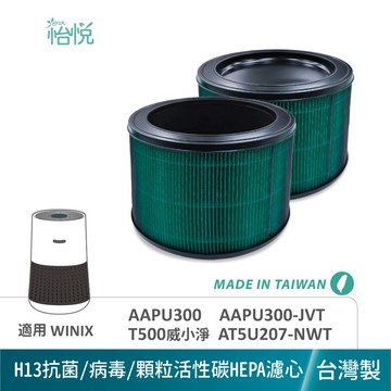 怡悅 抗病毒 抗菌 HEPA 濾心 濾網 適 Winix 大威 AAPU300 T500 威小淨 AT5U207-NWT