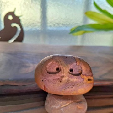 石雕貓頭鷹系列- 7號 療癒系手作文創擺飾