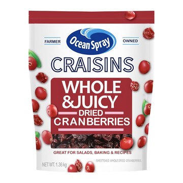 Ocean Spray 優鮮沛 全果蔓越莓乾 原味  1.36kg  1包