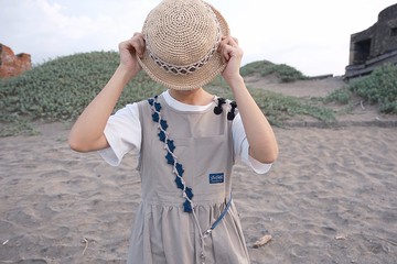 元素 手工編織 手機掛繩 深藍