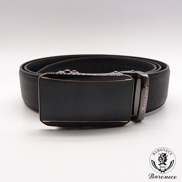 BARONECE 質感雅痞商務自動皮帶_星鑽黑(623008)