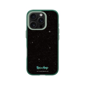 iPhone 16 Pro Clear 憂墨綠 - 瑞克和莫蒂 Rick and Morty - Logo