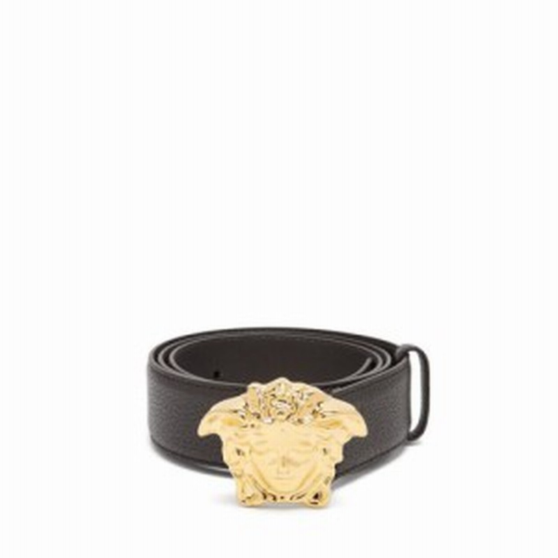 ヴェルサーチ Versace メンズ ベルト Medusa Buckle Leather Belt Black 通販 Lineポイント最大1 0 Get Lineショッピング
