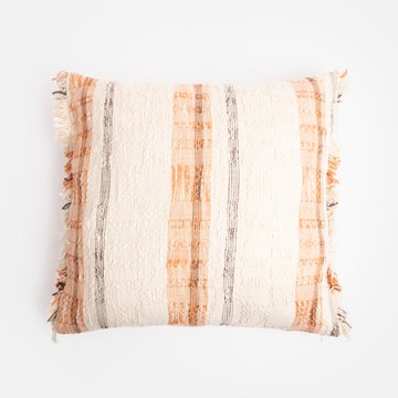 奧可利緹花抱枕套50x50cm 緋紅編織