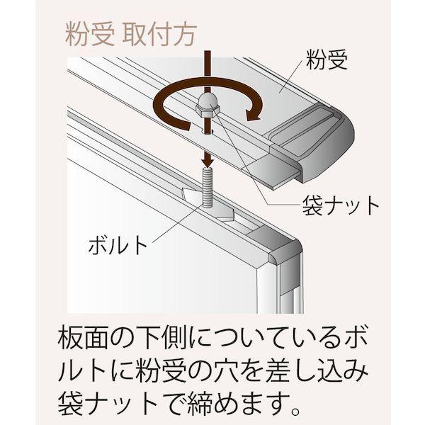 馬印 PG412 直送 代引不可 Pシリーズホーローグリーン黒板 壁付 板面寸法 mm W3600×H1215