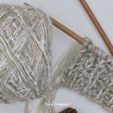 秋冬粗毛線 手混線毛線編織圍巾毛線 摩卡香檳色金蔥線混色毛線 知雲灰色金線紗線 庫存毛線出清